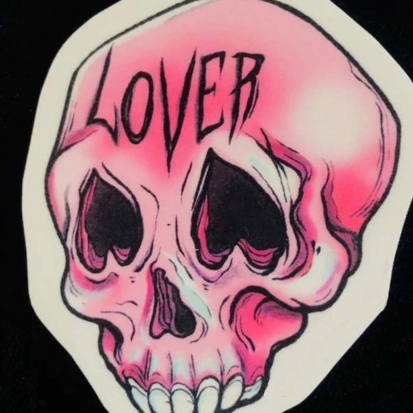 Skull evil smiley faces sticker diy bundle - Picture 7 of 8